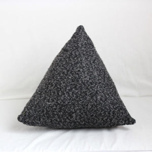 Dark Grey Triangle / Round Pillow