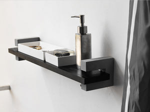 Cement Bracket Wooden Shelf