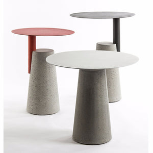 Modern minimalist Cement Small Round Table