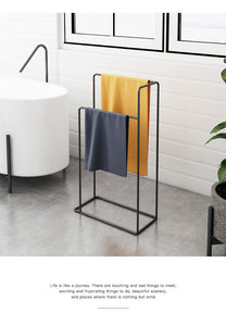 Black Towel Hanger