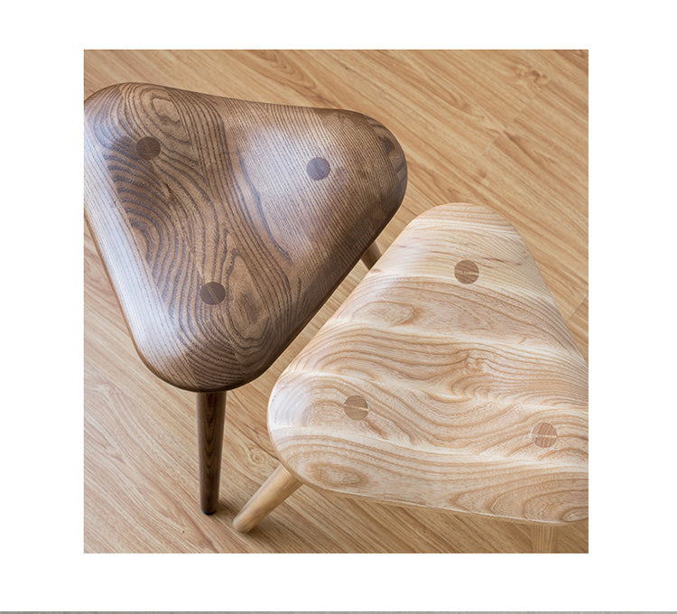 Tri Solid Wood Stool