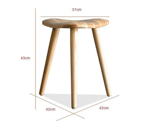 Tri Solid Wood Stool