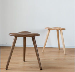 Tri Solid Wood Stool