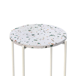 Mini Side Coffee Table Terrazzo