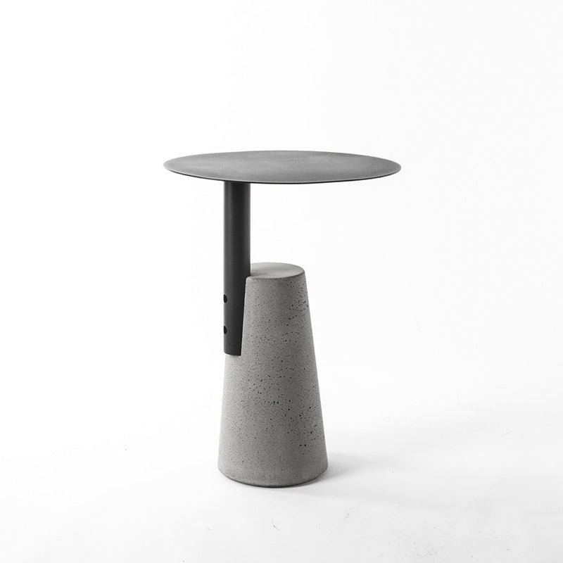 Modern minimalist Cement Small Round Table