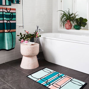 Pink Terrazzo Stool