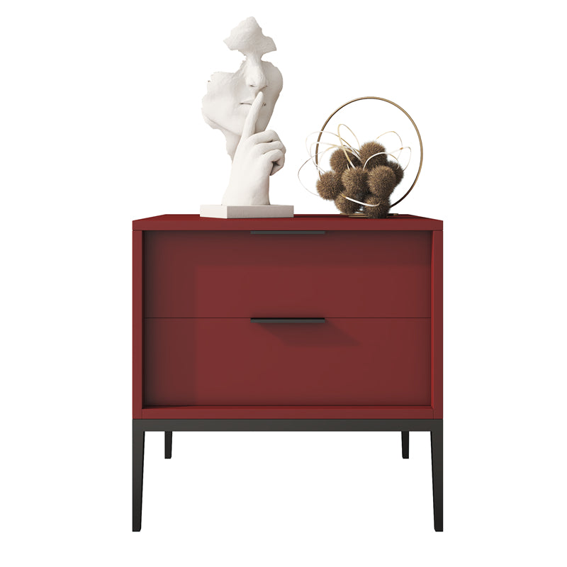 Maroon Side Table