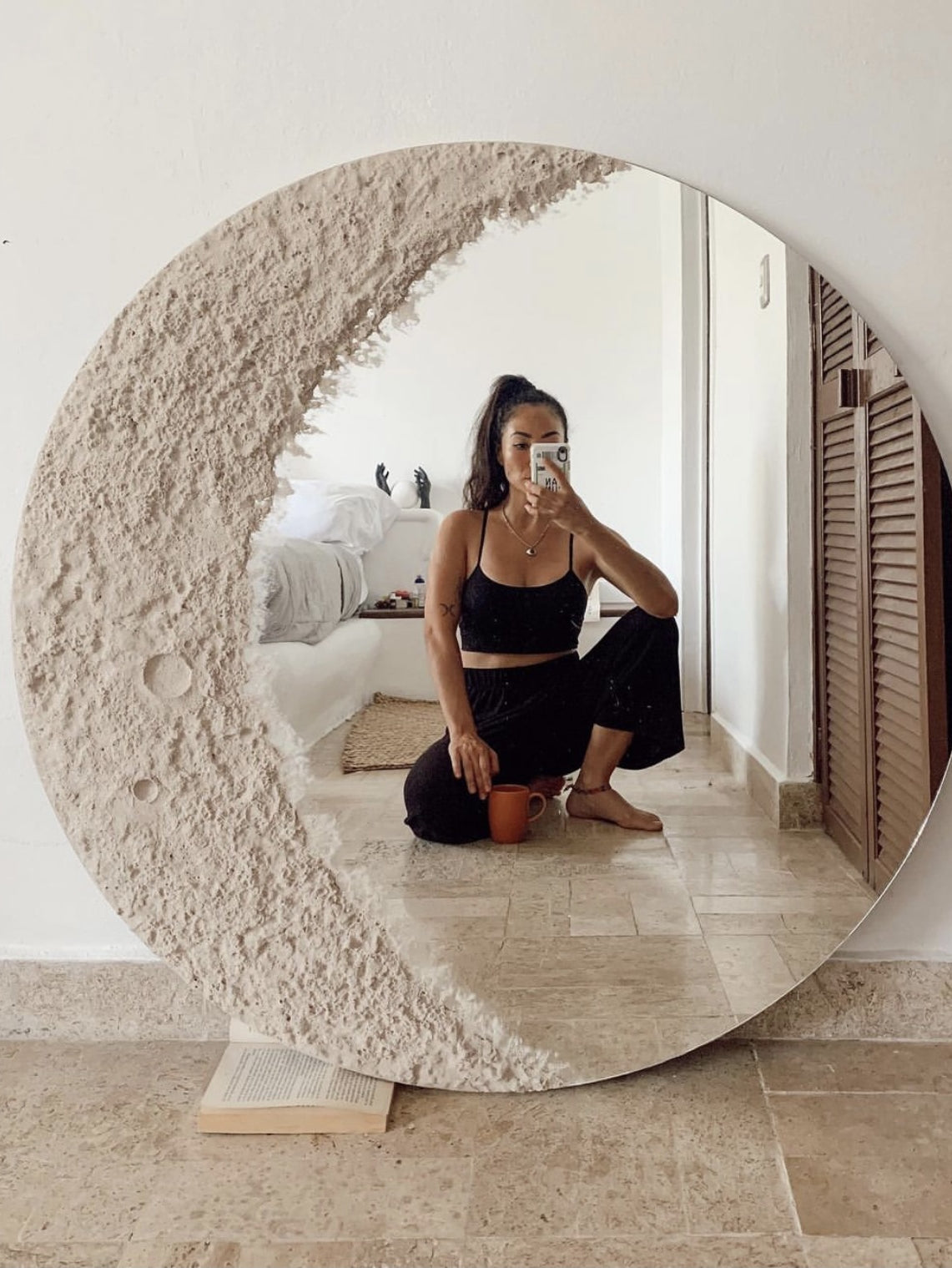 Handmade Moon Mirror