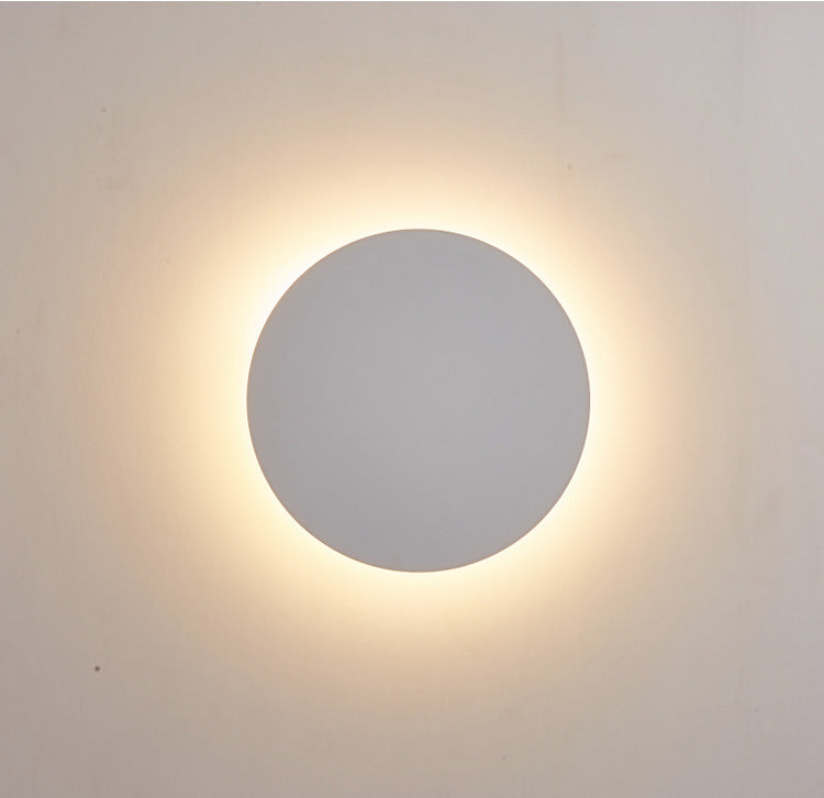 Round Backlit Wall Lamp