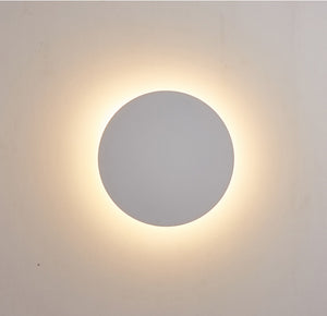 Round Backlit Wall Lamp