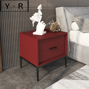 Maroon Side Table