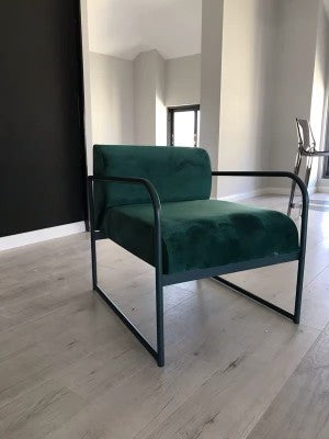 Dark Green Single Seater Sofa