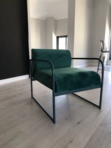 Dark Green Single Seater Sofa