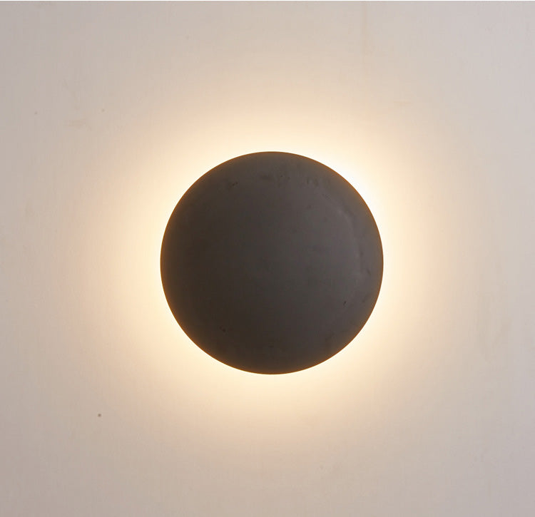 Round Backlit Wall Lamp