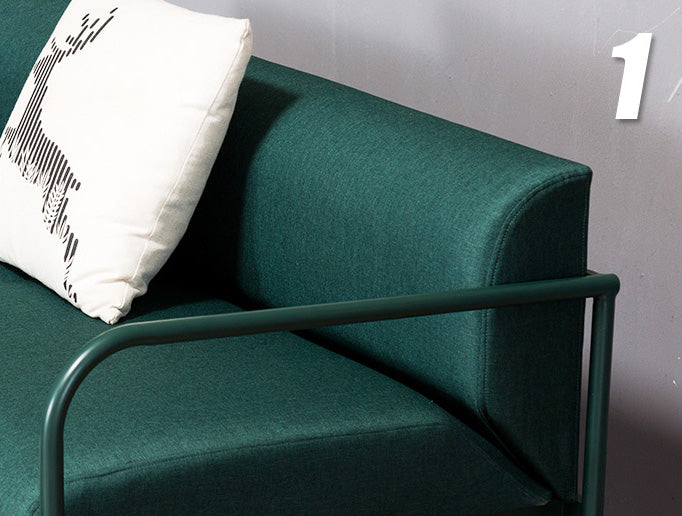 Dark Green Single Seater Sofa