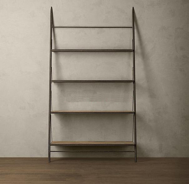 Rustic Design Wall Slanted shelving