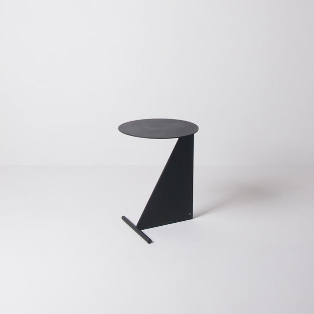 Matt Black Minimalist Side Coffee Table