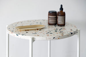 Mini Side Coffee Table Terrazzo