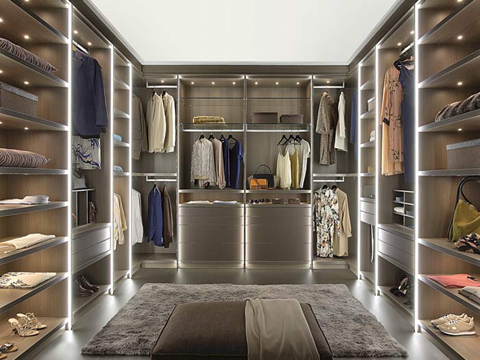 Walk In Wardrobe - Modern